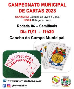 Campeonato Municipal de Cartas - semifinais